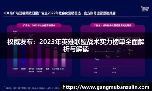 权威发布：2023年英雄联盟战术实力榜单全面解析与解读